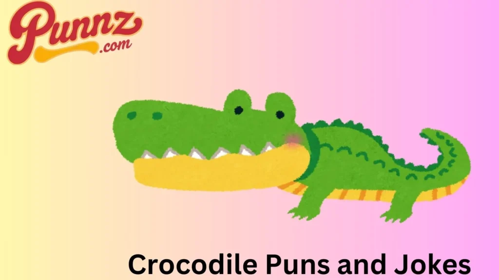 Funny crocodile