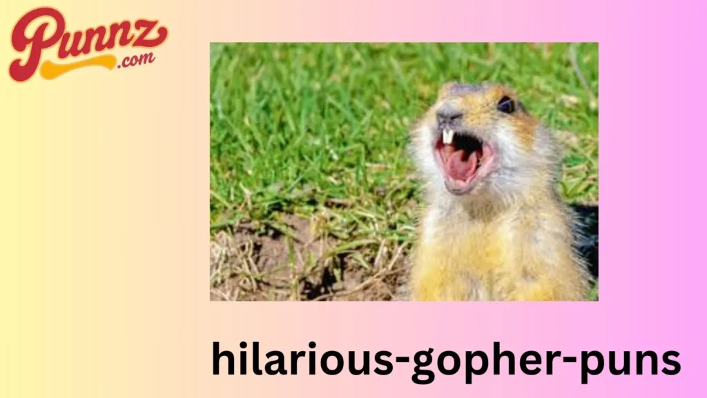 Cheeky Gopher Puns