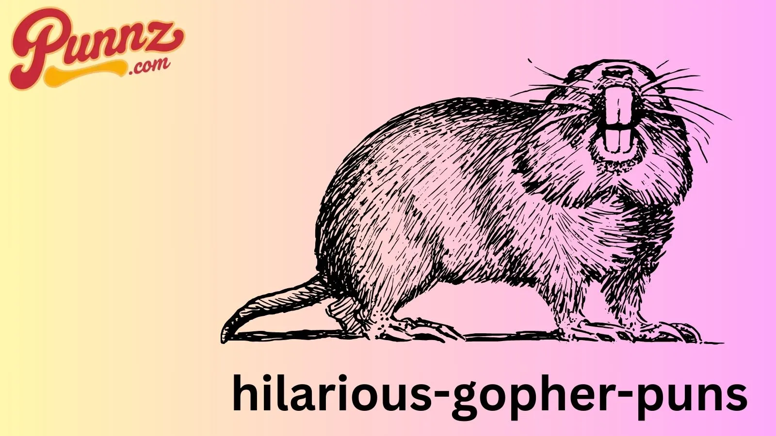 Hilarious Gopher Puns