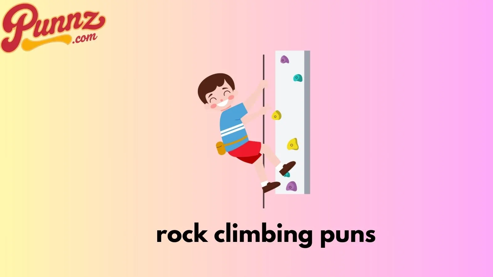 rock climbing puns